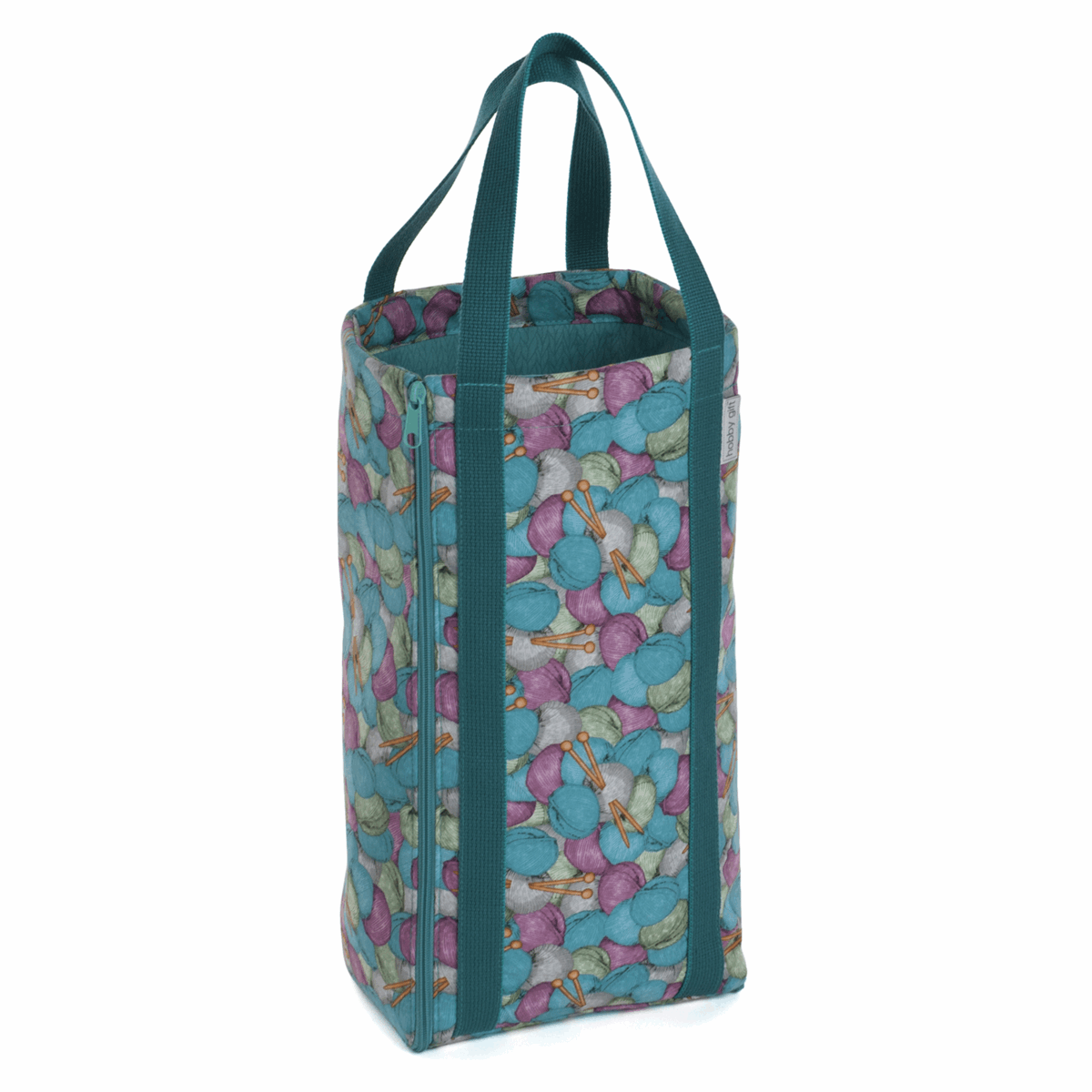 Deluxe Knitting Bag with Pin Storage (Reversible) - Knit 'n' Purl