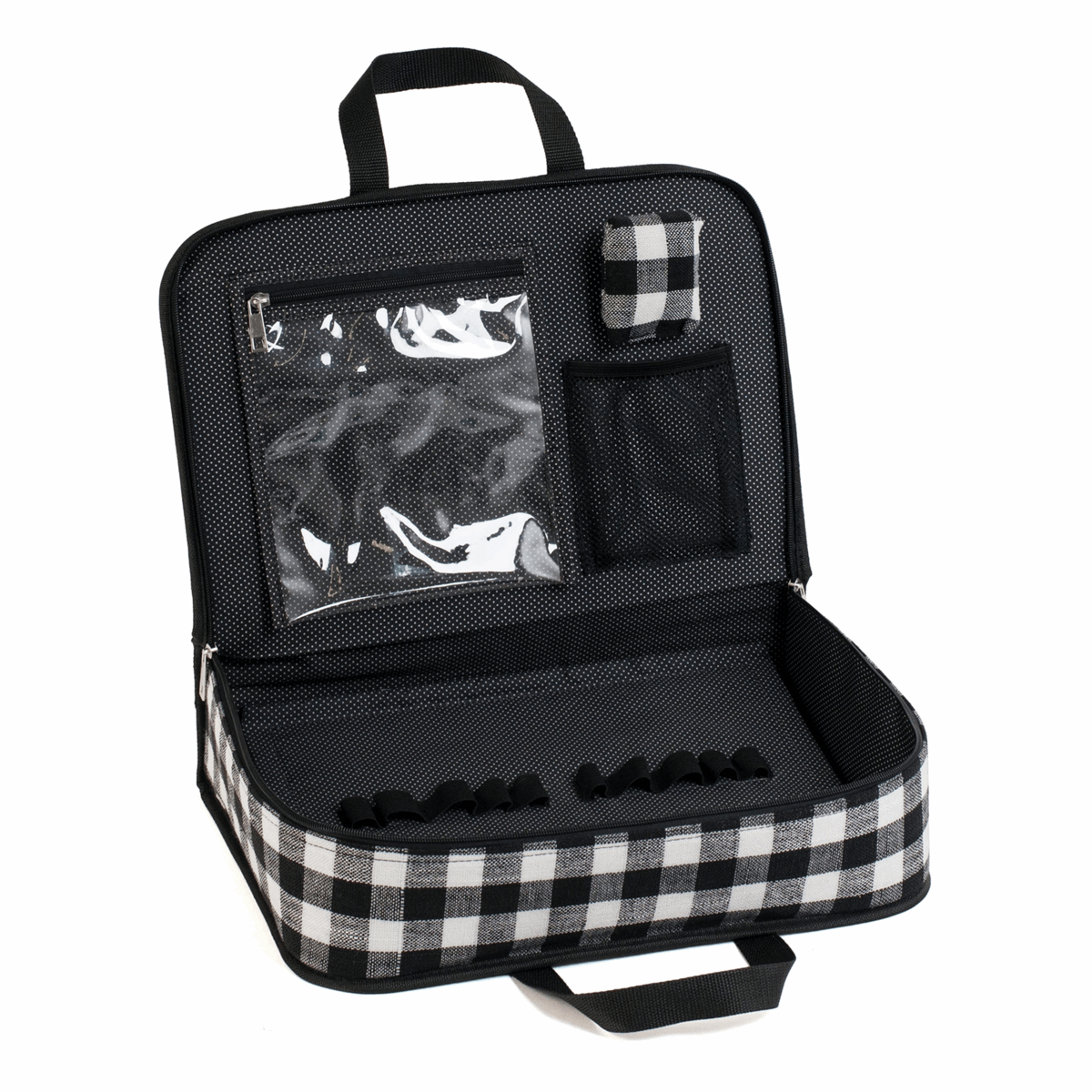 Monochrome Gingham Project Case