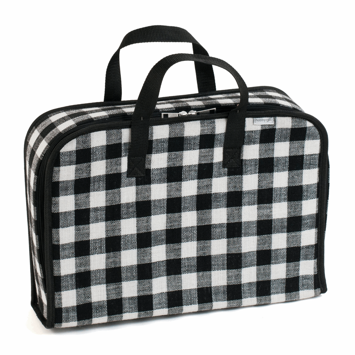 Monochrome Gingham Project Case