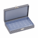 Bobbin Storage Box for 30 bobbins (Grey Spot)