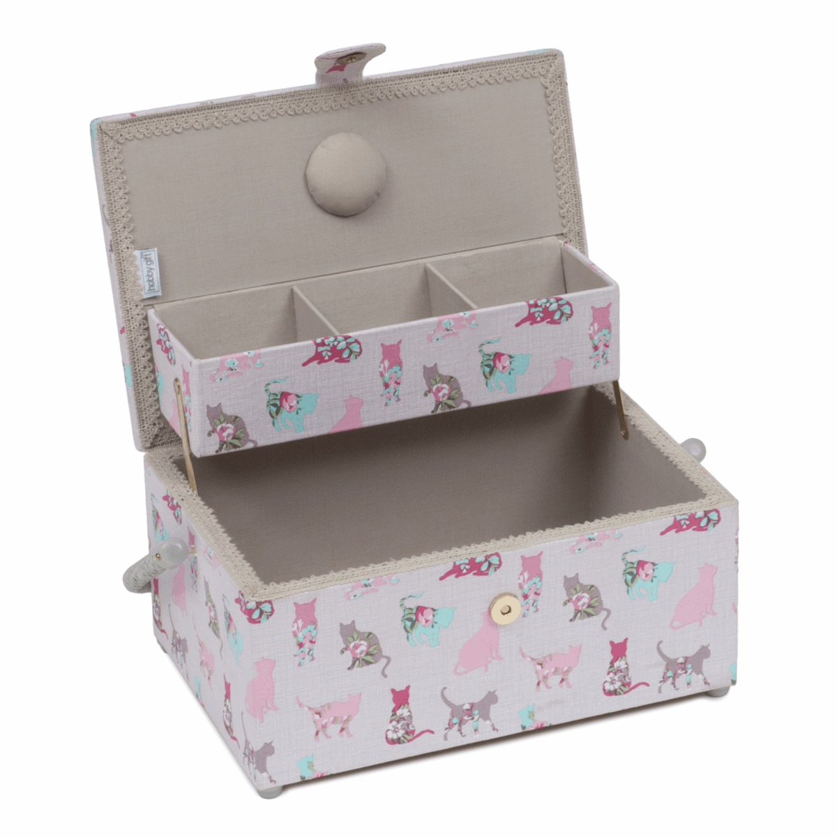 Cats Cantilever Sewing Box - Large