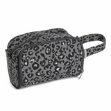 Crochet Hook Bag with Side Pocket - Leopard