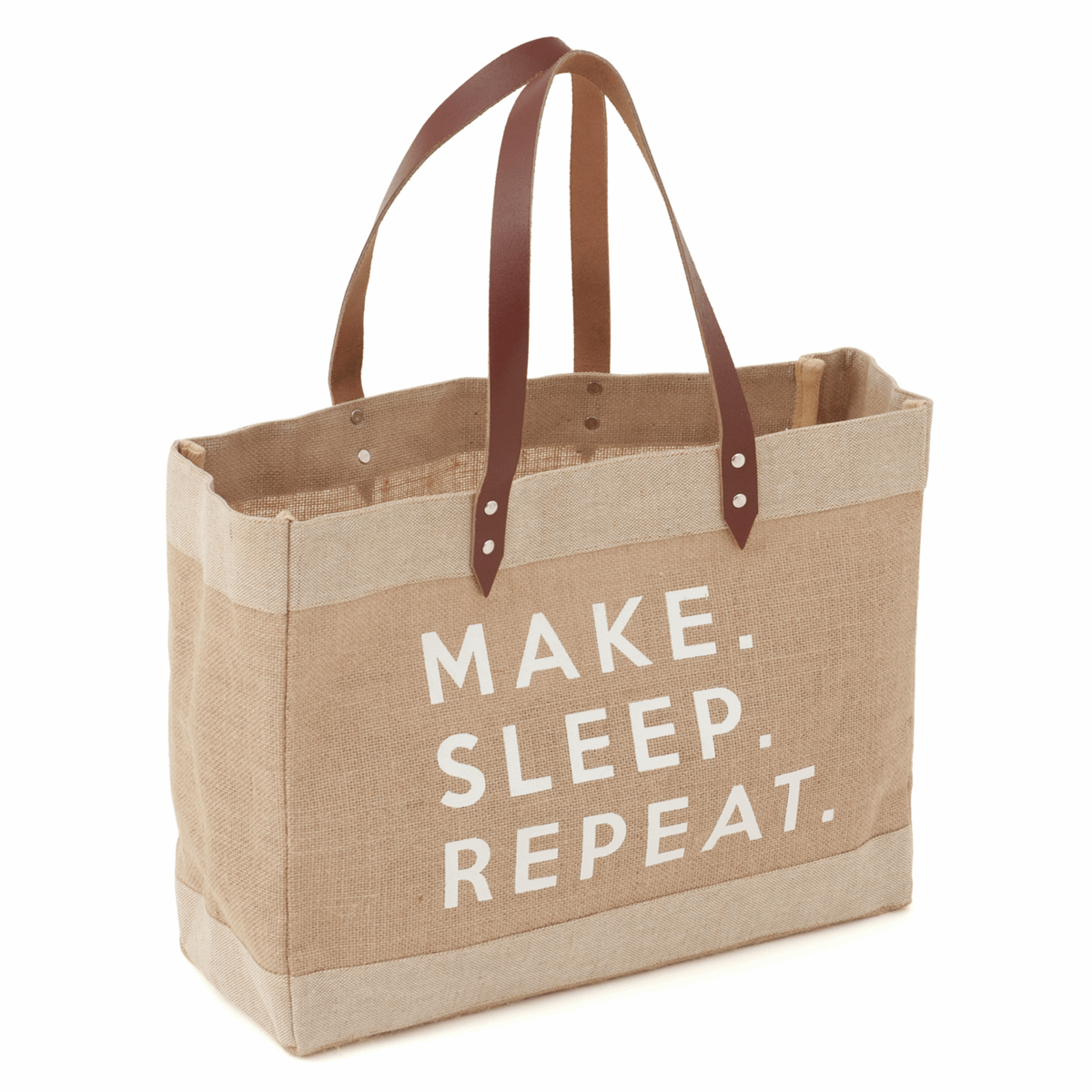 Craft Tote - Make Sleep Repeat (large)