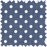 Denim Polka Dot Sewing Box - Large