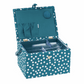 Teal Spot Sewing Box - Large