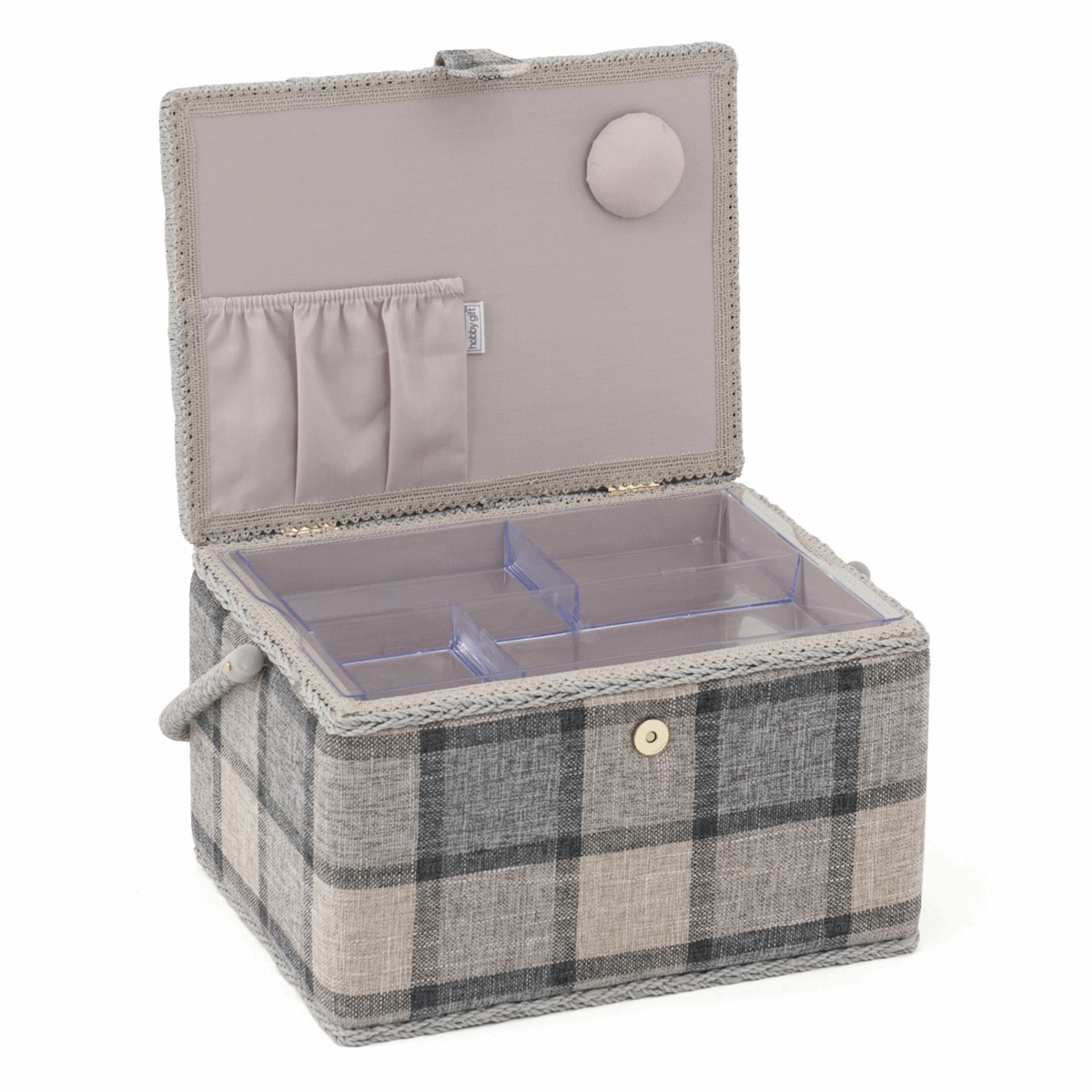 Check Sewing Box - Large