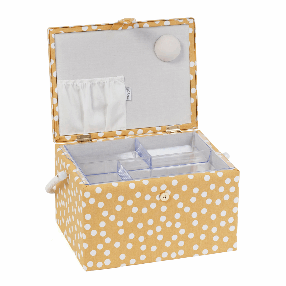 Ochre Spot Sewing Box - Large