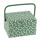 Khaki Spot Sewing Box - Large