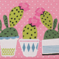 Embroidered Cactus Sewing Box - Medium