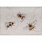 Embroidered Bee Sewing Box - Medium