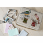 Birds on Bobbin Sewing Box with Embroidered Lid - Medium