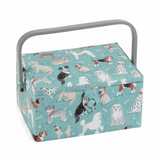 Dogs Sewing Box - Medium