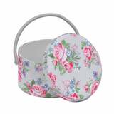 Rose Sewing Box - Medium Round