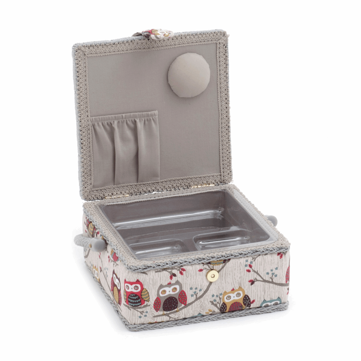 Hoot Sewing Box - Small Square