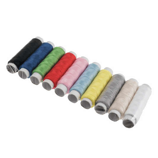 24 Colors Sewing Thread Assortment Cotton Spools Thread Set for Sewing  Machine 