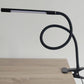 Native Lighting - Black Slim Lamp Flex (aluminium gooseneck, desk clamp, USB powered)