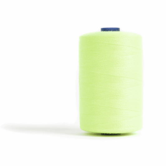 Thread 1000m Extra Large - Fluorescent Lime - for Sewing and Overlocking