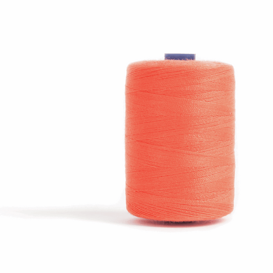 Thread 1000m Extra Large - Orange - for Sewing and Overlocking