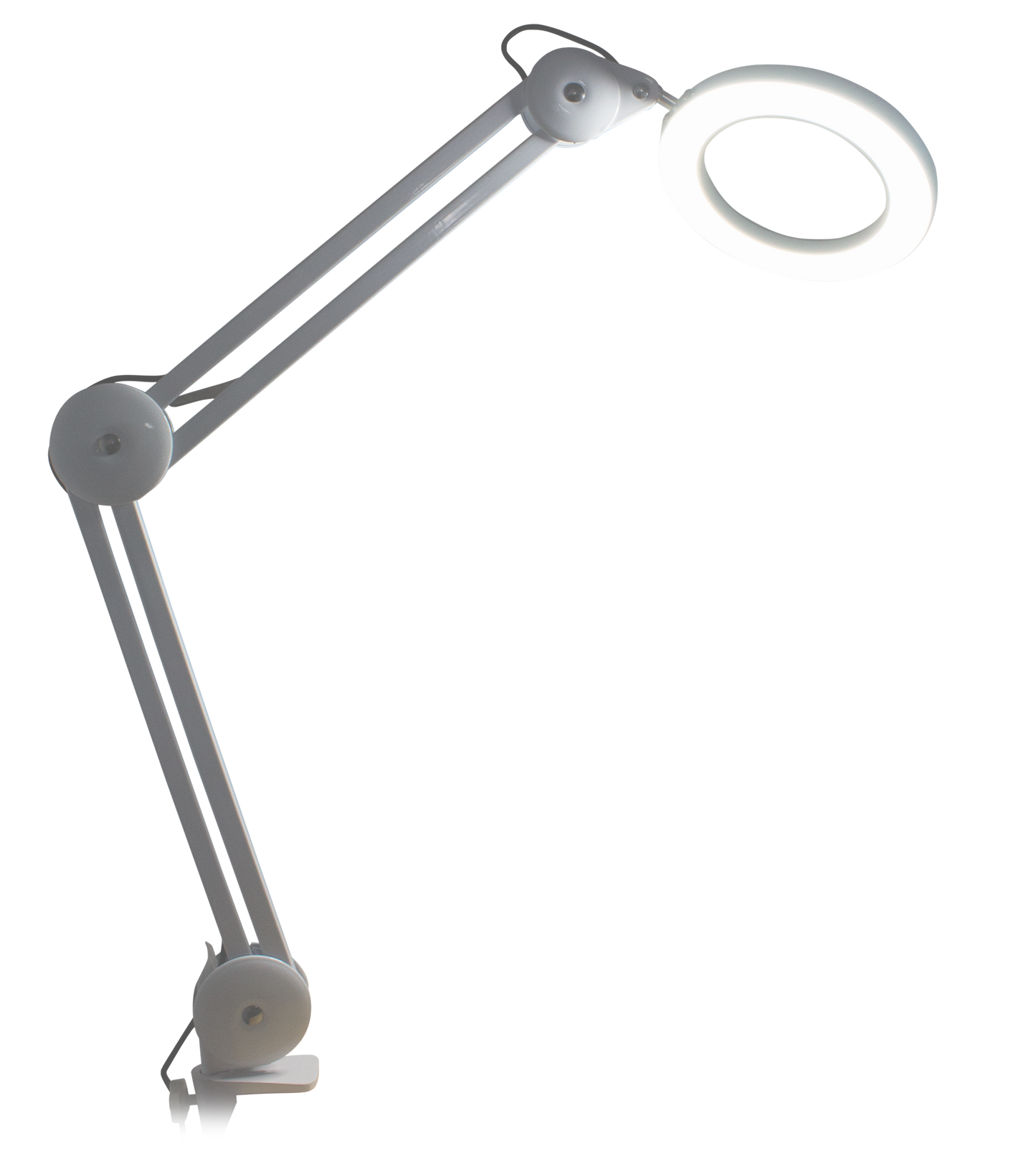 Native Lighting - White Chameleon Mini USB Lamp (1.75x magnification with dimmable 3 colour temperatures)