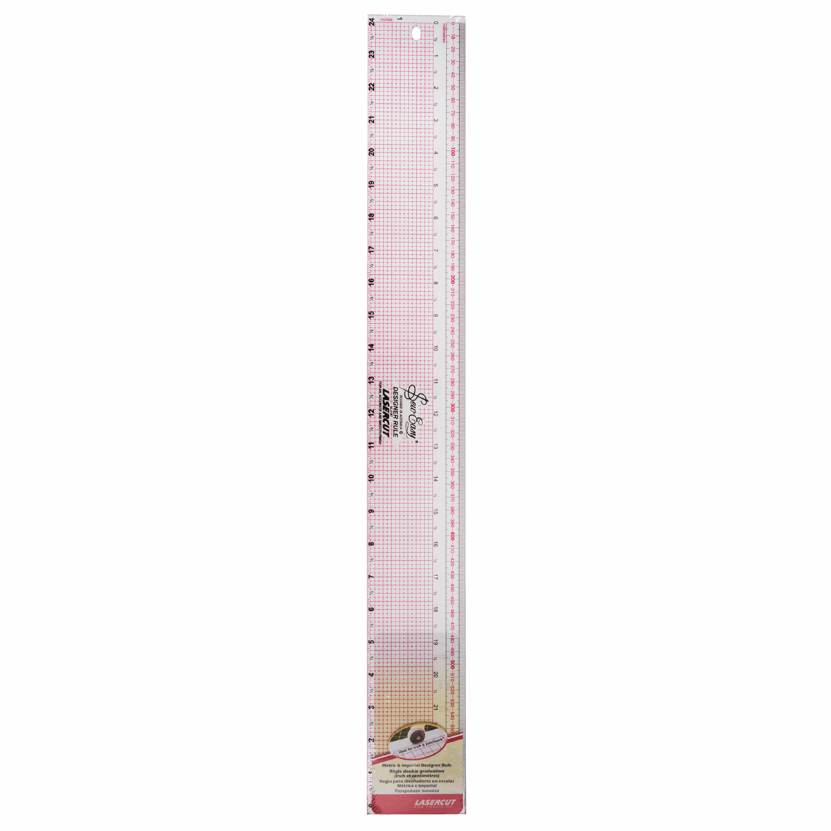 Sew Easy Quilting Patchwork Designer Ruler - 24in