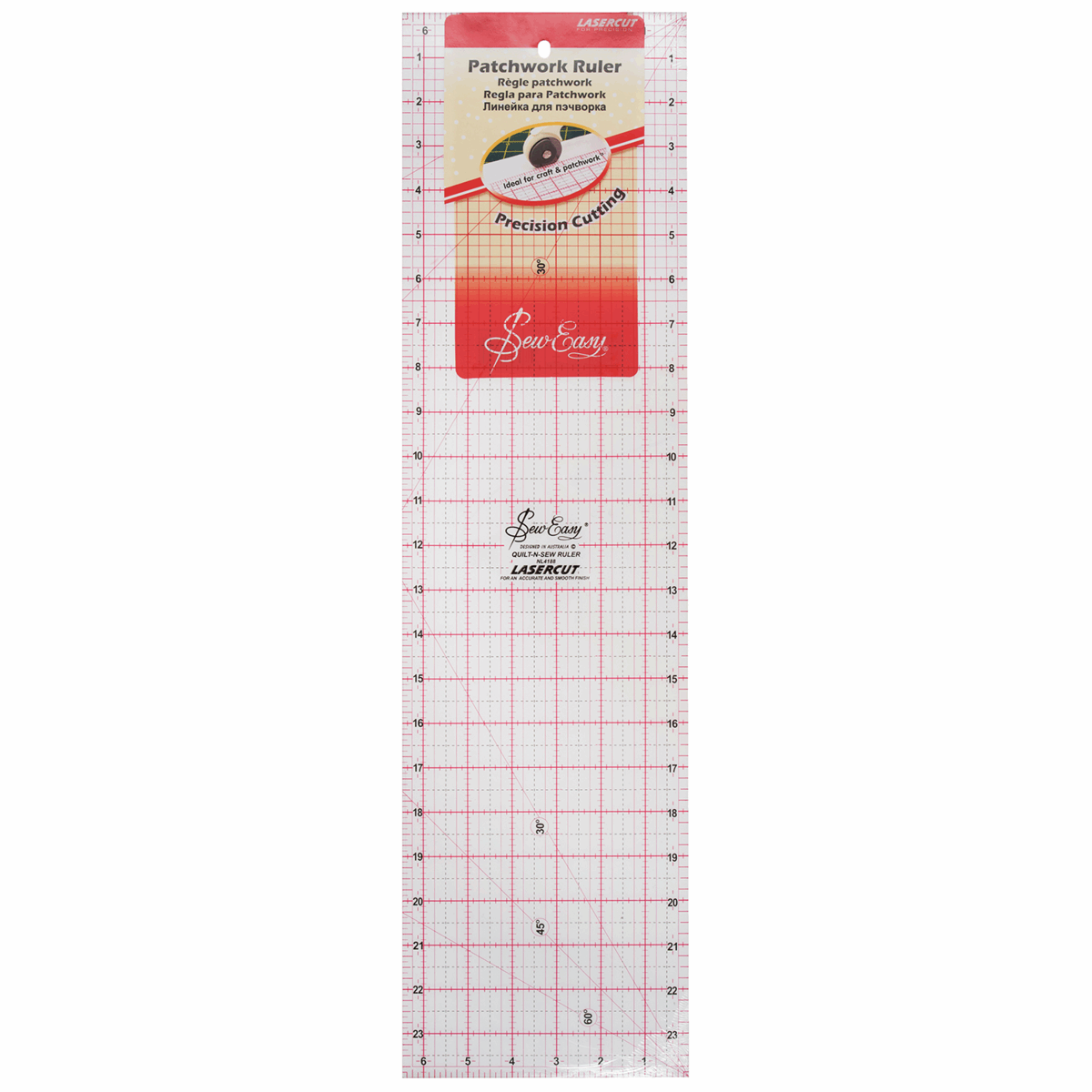 Quilting Patchwork Ruler - 24 x 6.5in