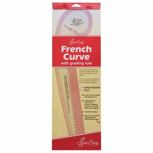 Sew Easy French Curve Ruler - Metric