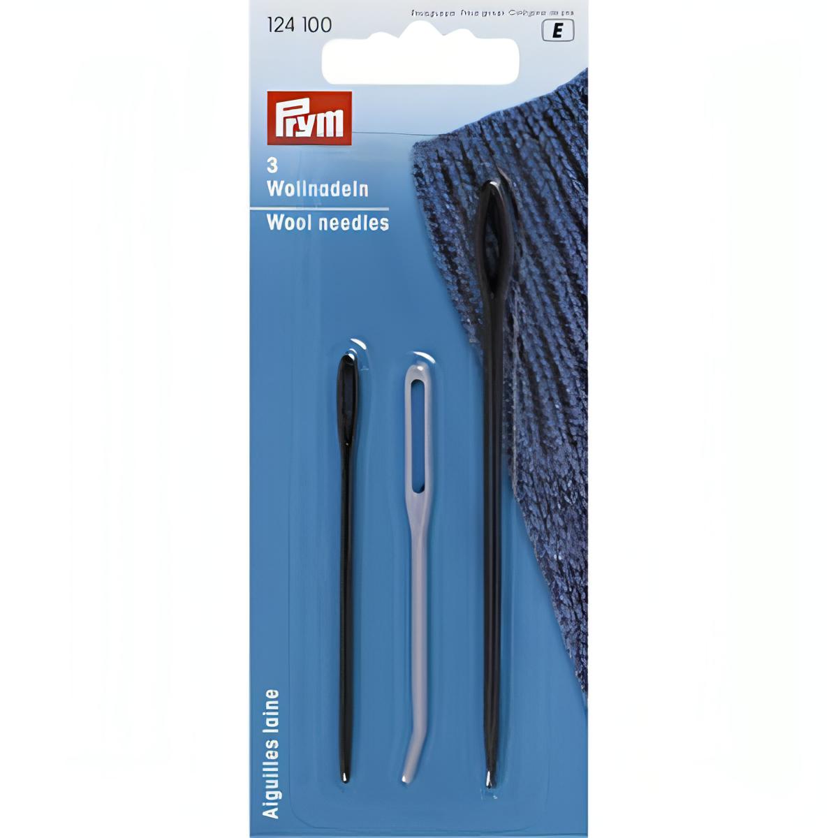 Prym Plastic Wool Needles - 3 x Sizes