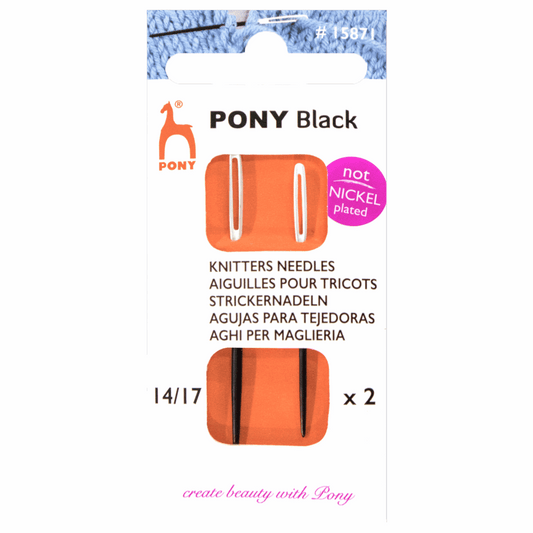 Pony Hand Sewing Knitters Needles Size 14 and 17