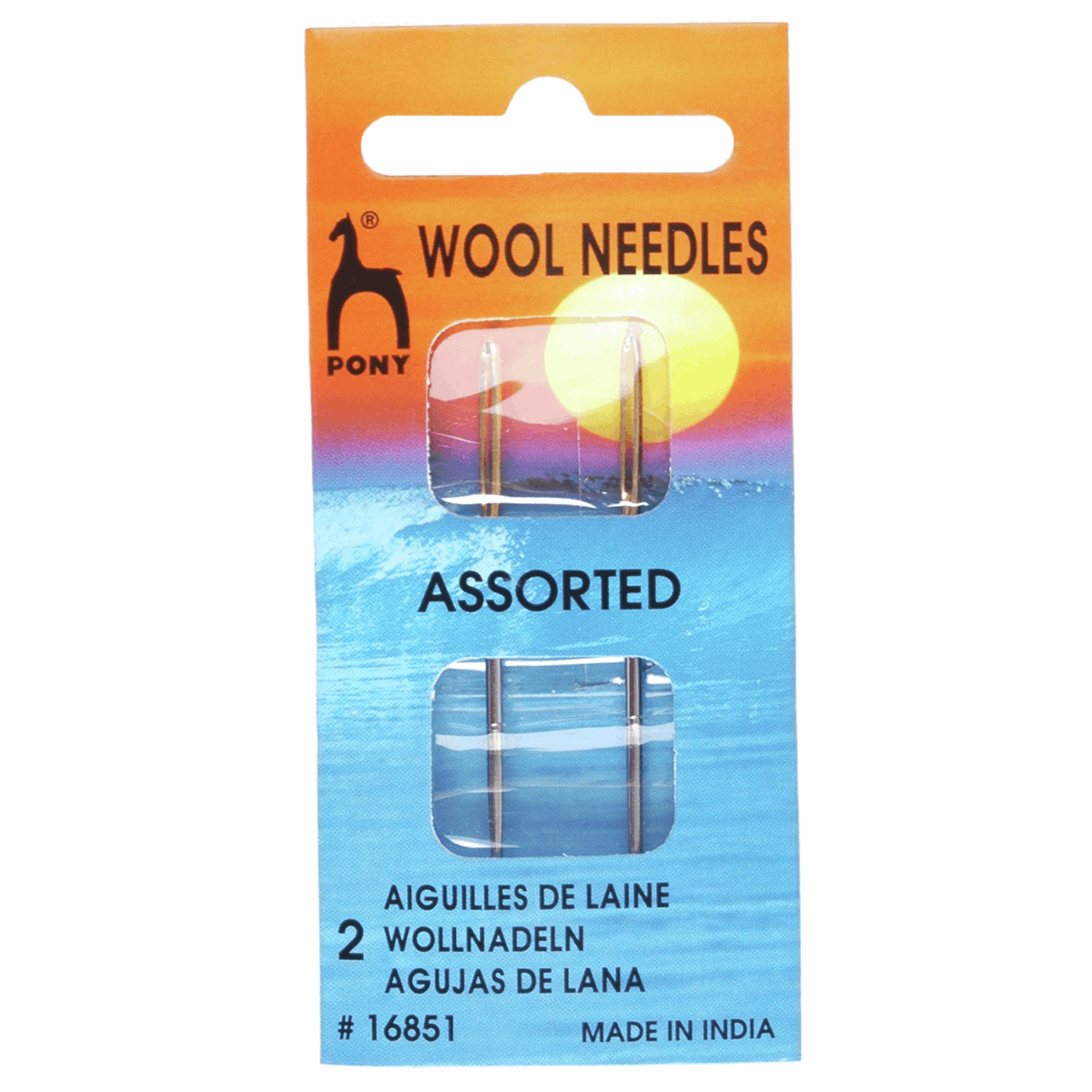 Pony Wool Gold Eye Hand Sewing Needles