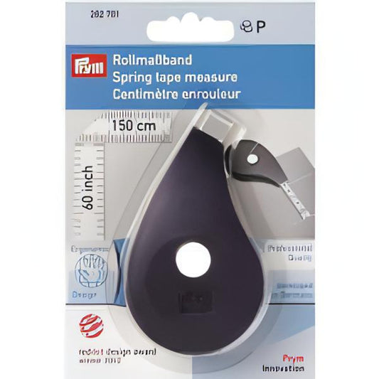 Prym Ergonomic Spring Tape Measure - 60 inch and 150cm
