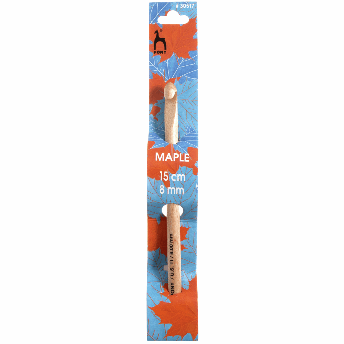 PONY Maple Crochet Hook - 15cm x 8mm