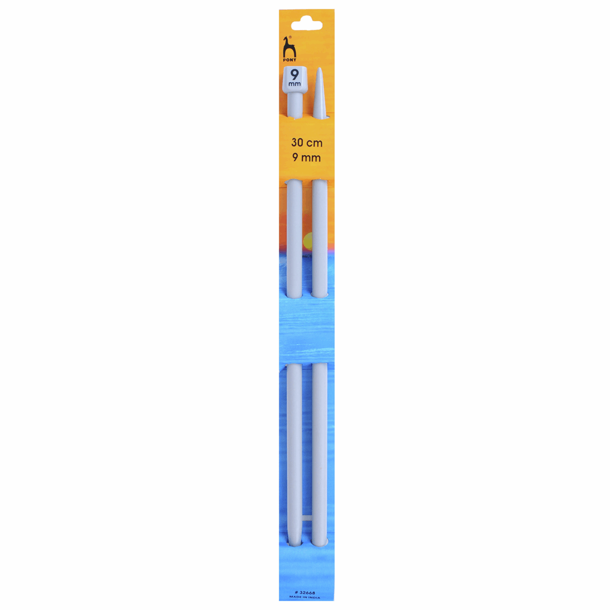 PONY Classic Single-Ended Knitting Pins - 30cm x 9mm