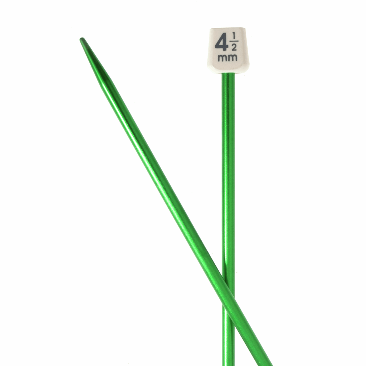 PONY Colour Single-Ended Aluminium Knitting Pins - 30cm x 4.50mm