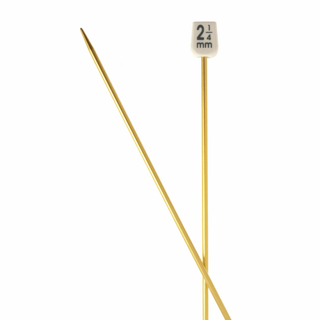 PONY Colour Single-Ended Aluminium Knitting Pins - 35cm x 2.25mm