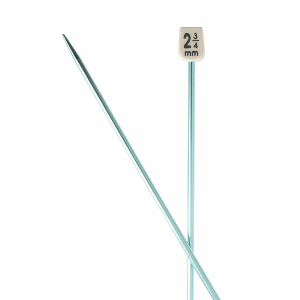 PONY Colour Single-Ended Aluminium Knitting Pins - 35cm x 2.75mm