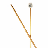 PONY Colour Single-Ended Aluminium Knitting Pins - 35cm x 3.50mm