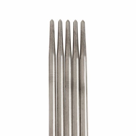 PONY 'Elan' Double-Ended Stainless Steel Knitting Pins - 20cm x 3.00mm (Set of 5)