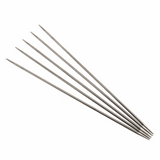 PONY 'Elan' Double-Ended Stainless Steel Knitting Pins - 20cm x 3.00mm (Set of 5)