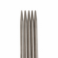 PONY 'Elan' Double-Ended Stainless Steel Knitting Pins - 20cm x 3.50mm (Set of 5)