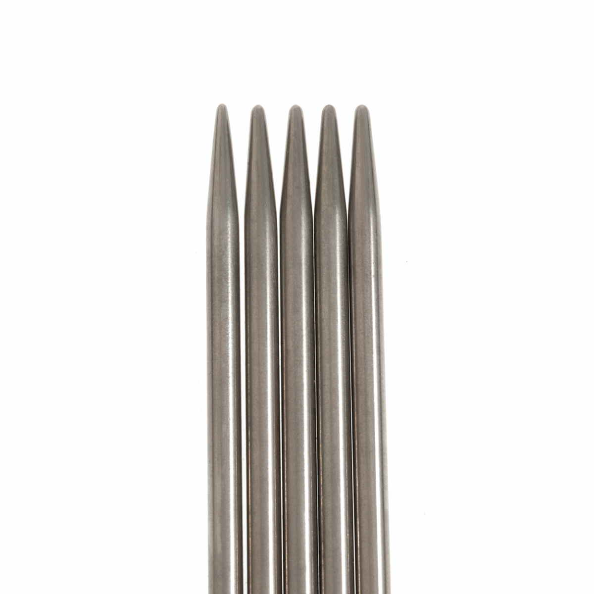 PONY 'Elan' Double-Ended Stainless Steel Knitting Pins - 20cm x 3.50mm (Set of 5)