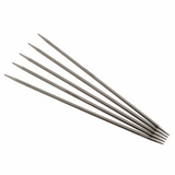 PONY 'Elan' Double-Ended Stainless Steel Knitting Pins - 20cm x 4.00mm (Set of 5)