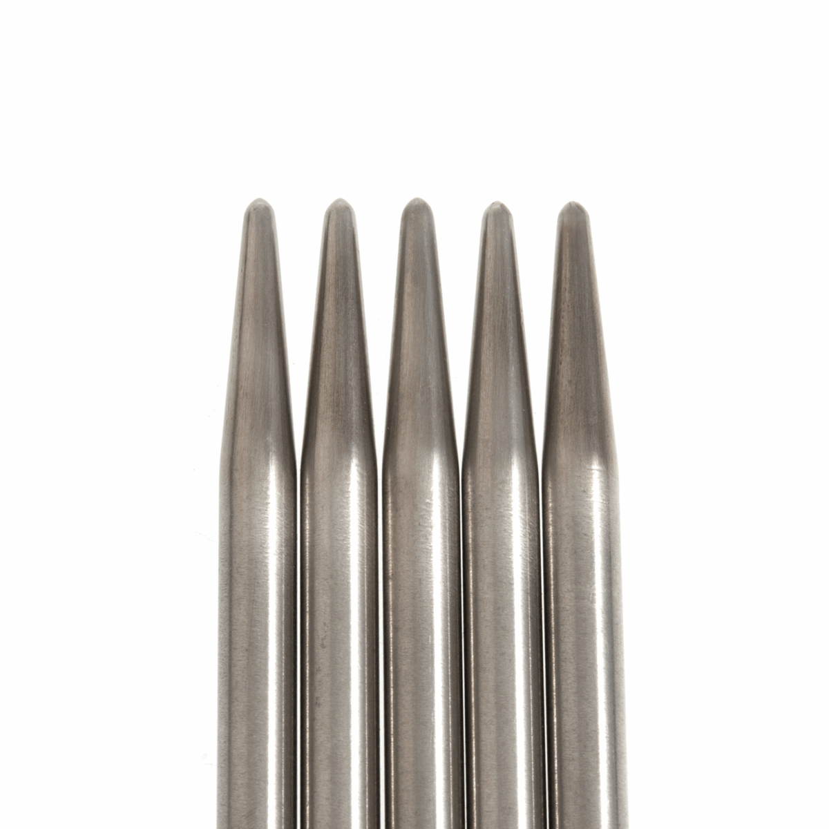 PONY 'Elan' Double-Ended Stainless Steel Knitting Pins (Set of 5) - 20cm x 5.50mm