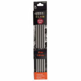 PONY 'Elan' Double-Ended Stainless Steel Knitting Pins (Set of 5) - 20cm x 5.50mm