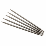 PONY 'Elan' Double-Ended Stainless Steel Knitting Pins (Set of 5) - 20cm x 6.50mm