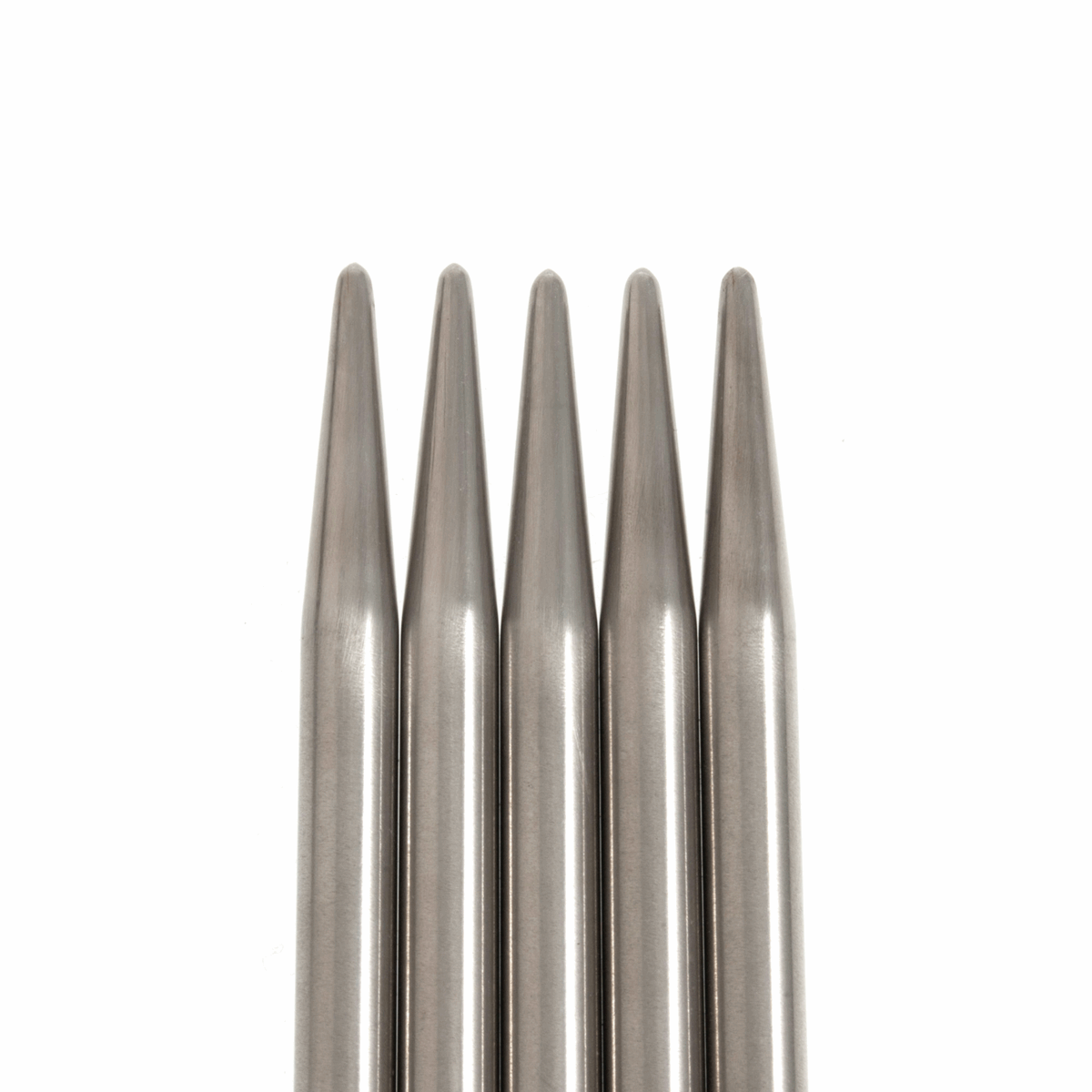 PONY 'Elan' Double-Ended Stainless Steel Knitting Pins (Set of 5) - 20cm x 7.00mm