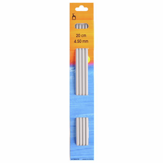 PONY Double-Ended Knitting Pins - 20cm x 4.50mm (Set of 4)