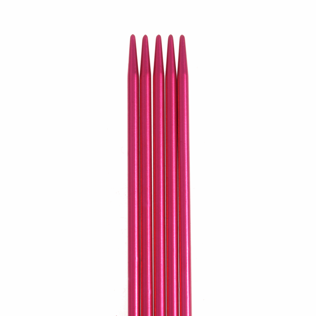 PONY Double-Ended Coloured Aluminium Knitting Pins - 20cm x 2.00mm (Set of 5)