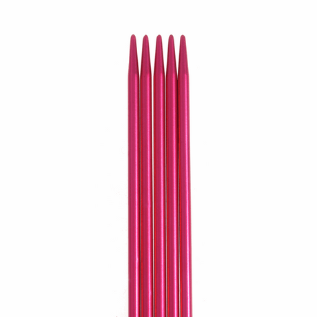 PONY Double-Ended Coloured Aluminium Knitting Pins - 20cm x 2.00mm (Set of 5)