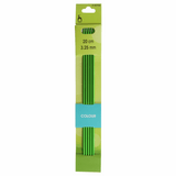 PONY Double-Ended Coloured Aluminium Knitting Pins - 20cm x 3.25mm (Set of 5)