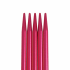 PONY Double-Ended Coloured Knitting Pins - 20cm x 4mm (Set of 5)